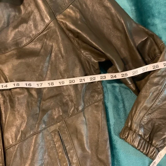 Vintage 80s Talk of the Walk genuine leather Women’s Jacket L - Picture 8 of 9